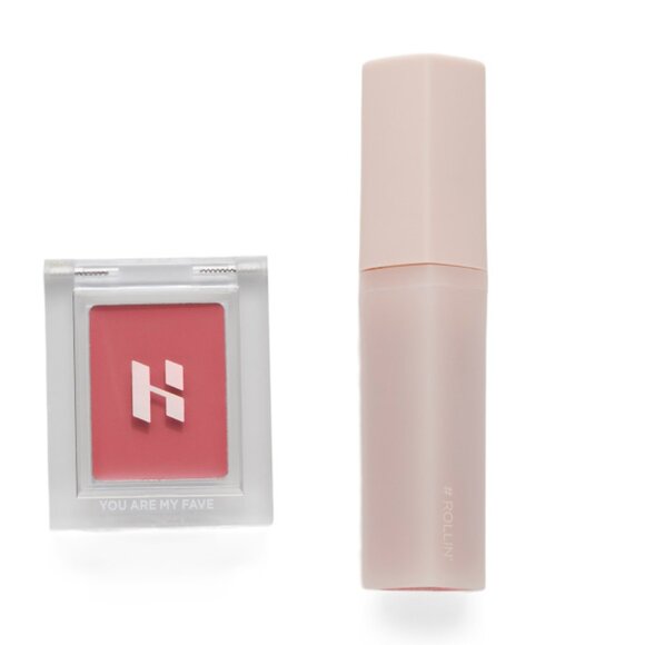 HOLIKA HOLIKA Pink Made In Korea 2pc Heart Lip Balm Set - Picture 1 of 2